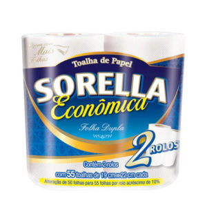 Papel Toalha Sorella c 2 rolos